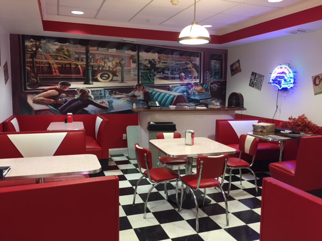 American 1950s retro diner furniture project from Australia Collins diner